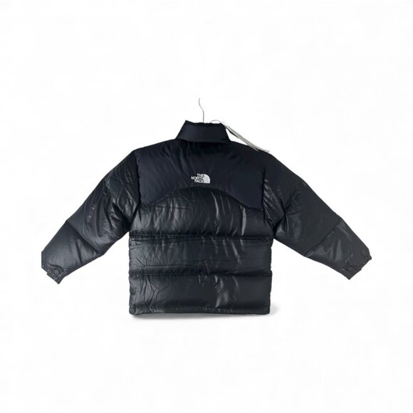 The North Face Black Nuptse Jacket 600 Fill Goose Down Unisex Size S 6 8 NWT - Picture 3 of 7